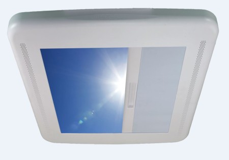 Maxxair  persiana de oscurecimiento para el ventilador de techo MaxxFan Deluxe, sin LED
